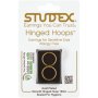 Studex Hinged Hoop Earrings Gold Plated 14MM