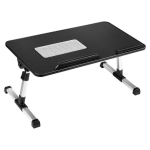 Adjustable Notebook Desk Stand With Cooling Fan UNIDESK01BLK
