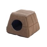 Rogz Lounge Cave Pop-up Bed - Small Brown