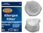 Envirocare Premium Replacement Vacuum Cleaner Filters Made To Fit Dirt Devil F5. Dirt Devil Scorpion Hand Vacs Models 08200 8201