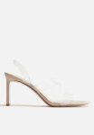 Heeled Sandals - Light Beige