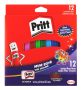 Pritt 12 Colours Jumbo Wax Crayons