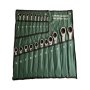 20-PIECE Chrome Vanadium Ratchet Spanner Set