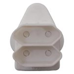 2-WAY Euro Plug Adapter With 2 X 2 Pin Socket