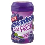 Mentos Full Fresh Sugar Free Chewing Gum Grape Flavour 60 Pieces