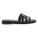 Pierre Cardin Flat Slip In - Black - 8