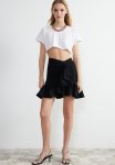Ruffle MINI Skirt - Black