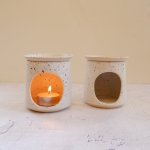 Picco Essential Oil Burner - Speckled Glaze