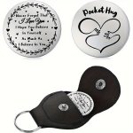 Stainless Steel Pocket Hug Token - Perfect Encouragement Gift For Men & Women Cancer Survivor Recovery Long Distance Relationshi