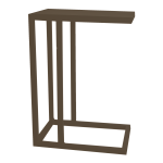 Lazy Side Table - Mocha Bronze