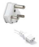 Pwr To Single Headed Kettle Cable 1.8M White