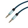 Gizzu 3.5MM Aux Cable 1.5M - Black/blue