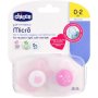 Chicco Physio Micro Silicone Soother Pink 0-2M