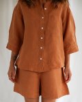 Relaxed Linen Shorts