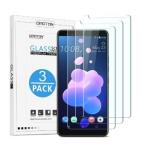HTC U12+ Premium Tempered Glass Screen Protector 9H 3PK