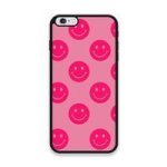 Custom Printed Tpu Cases - Apple Iphone 6 Plus Apple Iphone 6S Plus & 39 Hot Pink Smiley& 39 By