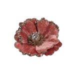 Magnolia On Clip Dark Pink 12X14CM