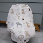 Car Seat Cover Safari Dot
