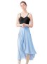 Elegant Chiffon Ballet Dance Skirt For Women Long Flowy Adult Ballroom Dance Wrap Costume With Waist Tie