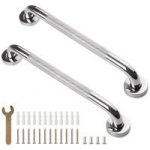 40CM Stainless Steel Grab Bars For Anti-slip Shower Handles 2 Pcs