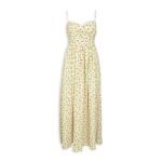 Yellow Floral Corset Dress