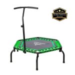 New Dynamic Bounce Green Studio Jleg Hex Rebounder MINI Trampoline Spring Free Bungee With Handle