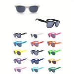Retro Classic Y2K Colorful Versatile Square Sunglasses For Men Women Outdoor Sports Party Vacation Travel Driving Fishing Supply