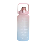 Frosted Portable Motivational Drinking Water Travel Sport Bottle - 1.5 Litre