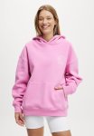 Cotton On Plush Premium Graphic Hoodie - Pink Icing heritage Wellness Club