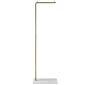 Elegant Iron Clothing Rack Stand With Minimalist Design & White Base - Gold