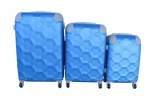 Smte 3 Piece Luggage Set Blue With Keychain