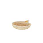 Mia Melange - Trinket Tray - Mustard Polka Dot