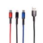 3 In 1 - 1.2M Charging Cable Lightning/micro/type-c Cable By Great Empire