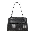 Ikon k Top Handle Stud Bag -black