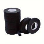 1 Roll 10M Heat-resistant Adhesive Cloth Fabric Tapes 9/15/19/25/30/38MM For Automotive Cable Harness Wiring Loom Electrical Hea