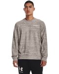 Men's Ua Rival Terry Logo Crew - Onyx White Md
