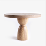 Cake Stand - Oak - Tall
