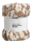 Medium Weight Sherpa Fleece Blanket - 200 X 200 Cm Assorted