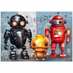 Deco Print Robot Boys
