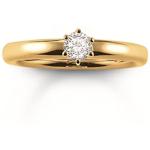 SteRing Silver Gold Ring - 54