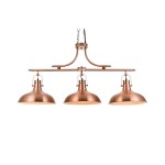 Kirk Metal Kitchen Island Pendant Light Copper White Gold - Gold