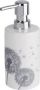 Wenko - Soap Dispenser - Astera Range - Ceramic - White/grey