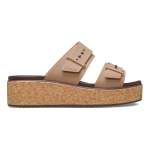 Brooklyn Cork Buckle Sandal - Milk Chocolate W11