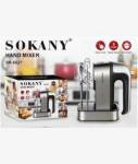 Sokany Hand Mixer 800W Silver Black
