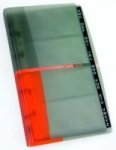 Bantex B5588 Classique Semi Rigid Business Card Holder A4 Assorted