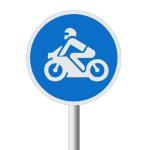 Motorcycles Only Road Sign R116