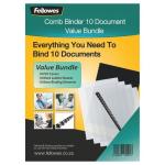 Fellowes Comb Binding Starter Kit - 10 Documents