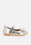 PoP Candy Mettalic Bowknot Pumps - Gold