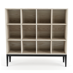 Holly Horizontal Cubicle Shelf - Ashwood