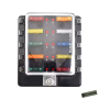 10 Way Spade Terminal Fuse Box Block With LED Warning Light